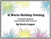 WARM HOLIDAY FEELING PERCUSSION ENSEMBLE cover